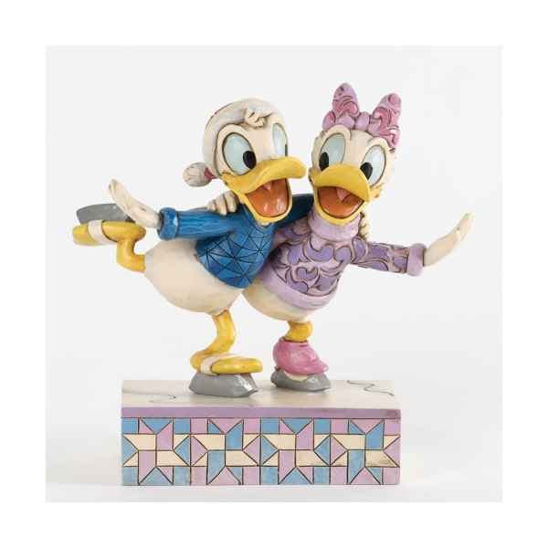 Pairs skating (donald & daisy) Figurines Disney Collection -4033269 -1