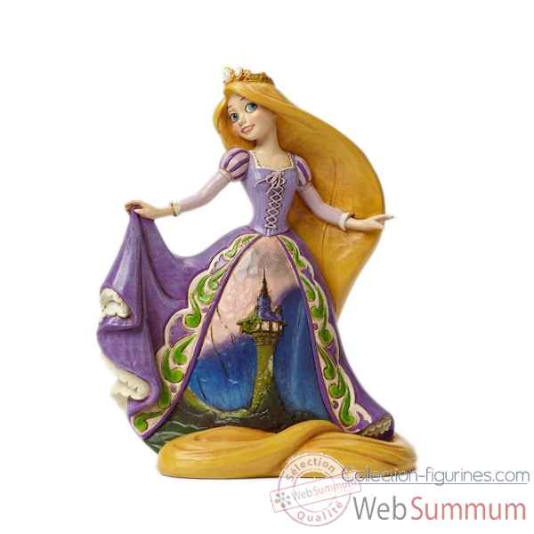 Statuette Raiponce en robe chateau Figurines Disney Collection -4045240