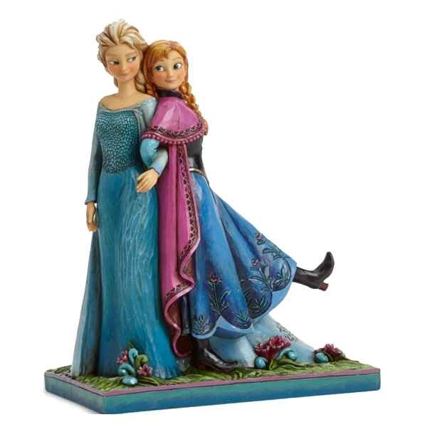 Statuette Sisters forever anna et elsa Figurines Disney Collection -4039079 -1