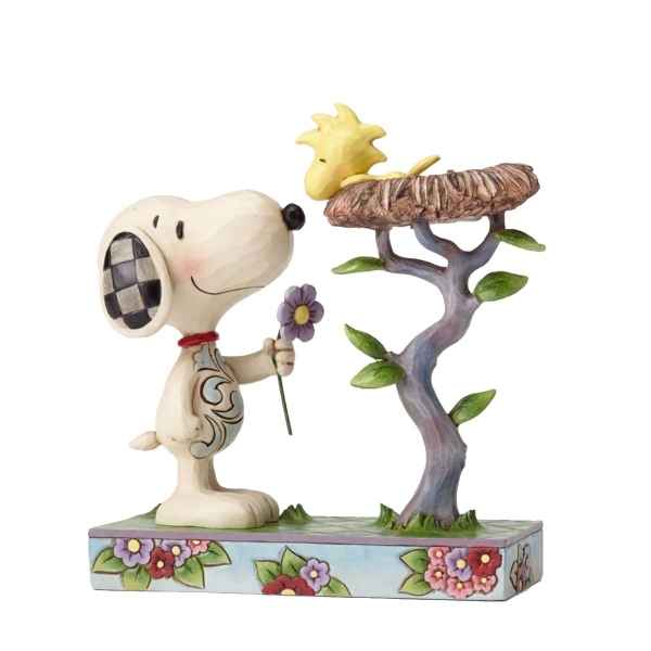 Statuette Snoopy et woodstock in nest Figurines Disney Collection -4054079 -1