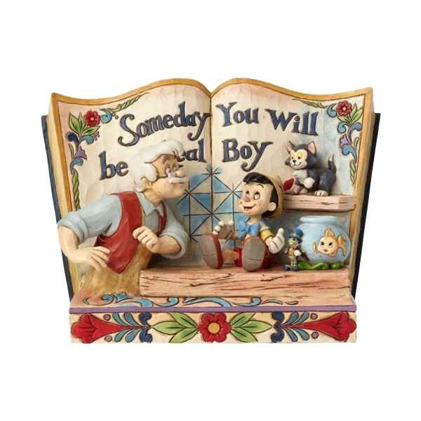 Statuette Someday you will be a real boy storybook pinocchio Figurines Disney Collection -4057957 -1
