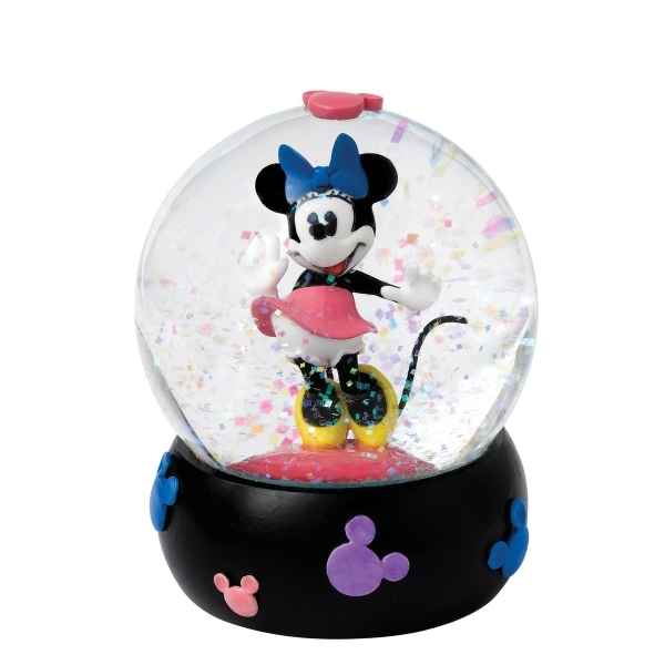 Sweet & flirtatious minnie mouse boule a neige Figurines Disney Collection -A26965 -1