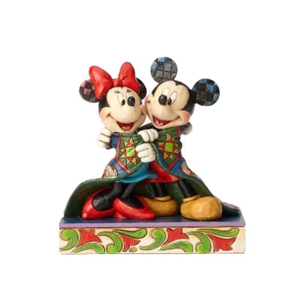 Statuette Warm wishes mickey et minnie mouse Figurines Disney Collection -4057937 -1