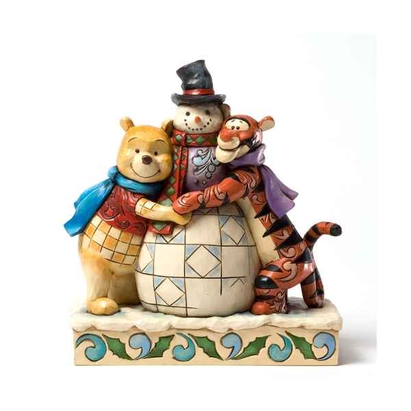 Winter hugs winnie the pooh & tigger Figurines Disney Collection -4033265 -1