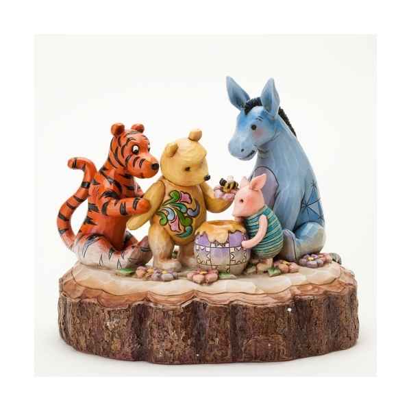You, me & a hunny bee carved by heart classic pooh n Figurines Disney Collection -4037502 -1