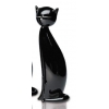 Chat noir en verre de Murano V03052S