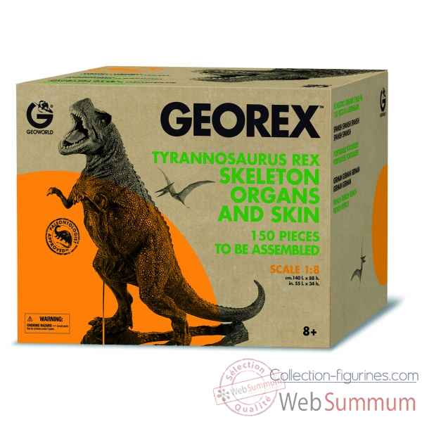 Gw georex - tyrannosaurus rex - modele complet de 1,40m Geoworld -CL103K