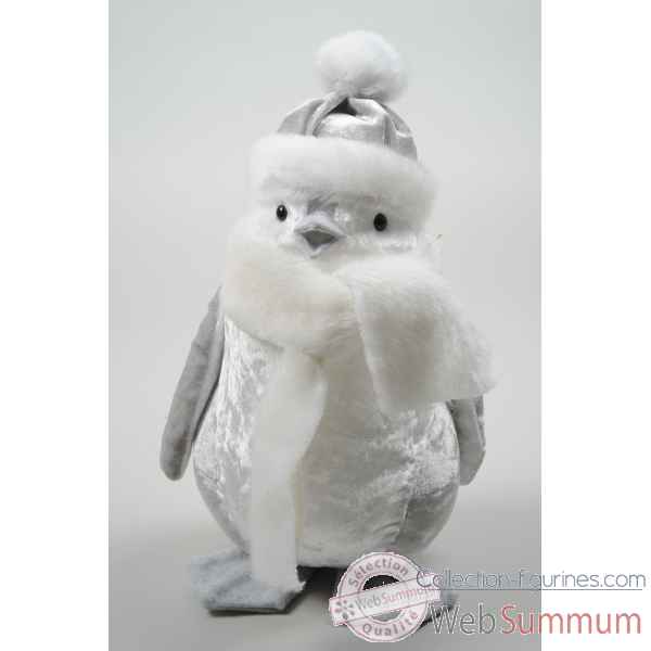 Pingouin polystyrene avec echarpe avec tete Kaemingk -611645