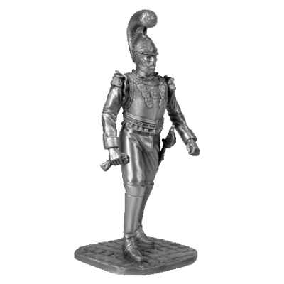 Figurine collection empire officier carabinier les etains du graal em001
