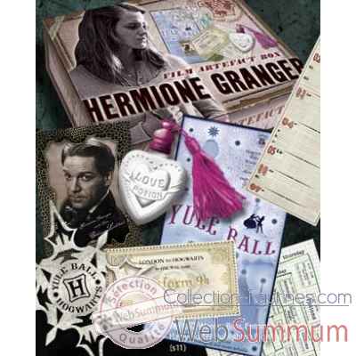 Boite d\'artefacts hermione granger Noble Collection -NN7431