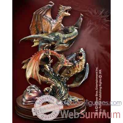 Dragons de la premiere epreuve - sculpture bronze Noble Collection -NN7764
