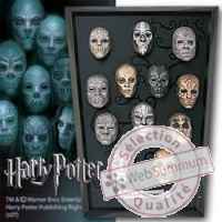 Harry potter set miniatures masques mangemort Noble Collection -nob07396