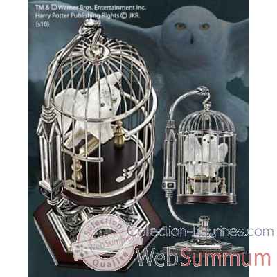 Hedwige miniature en cage Noble Collection -NN7098