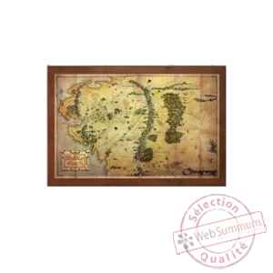 Le hobbit carte de la terre du milieu Noble Collection -NOB1312