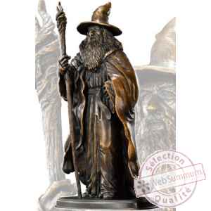 Le hobbit statuette bronze gandalf 20 cm Noble Collection -NOB12080
