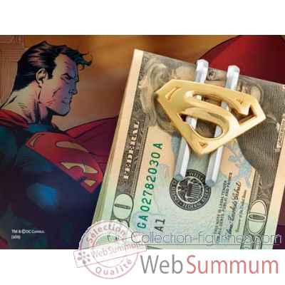 Pince a billet plaque or - superman returns™ Noble Collection -NN4389