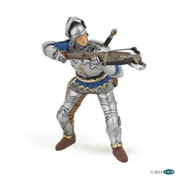 Figurine Arbaletrier bleu en armure Papo -39753