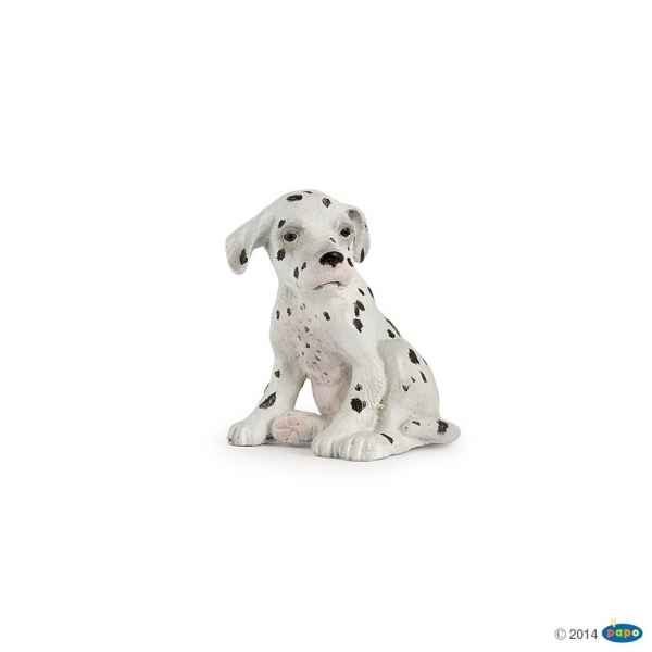 Figurine Bebe dalmatien assis Papo -54022