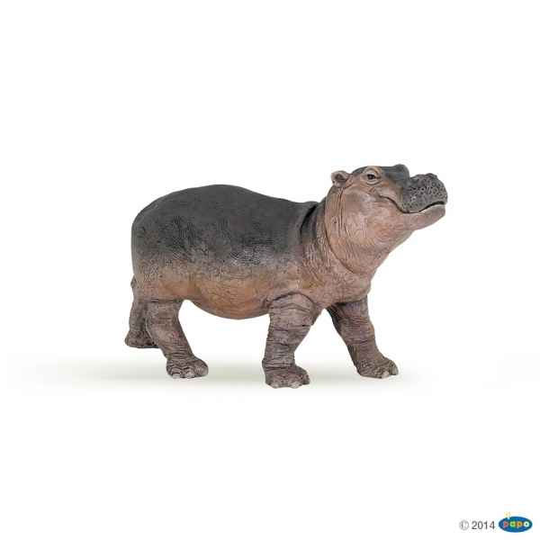Figurine Bebe hippopotame Papo -50052