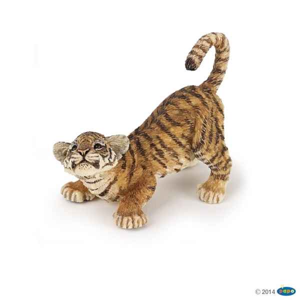 Figurine Bebe tigre jouant Papo -50183