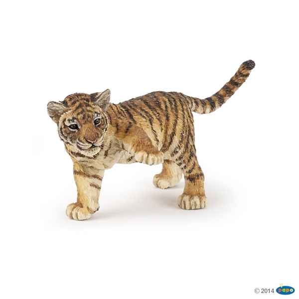 Figurine Bebe tigre patte levee Papo -50184