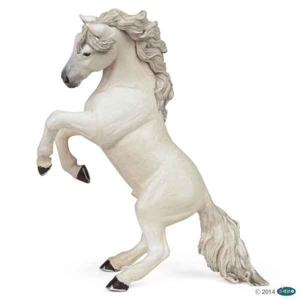 Figurine Cheval cabre blanc Papo -51521