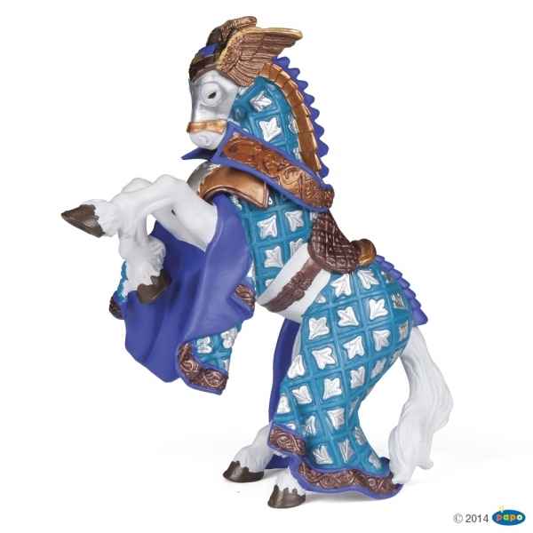 Figurine Cheval du maitre des armes cimier aigle Papo -39937