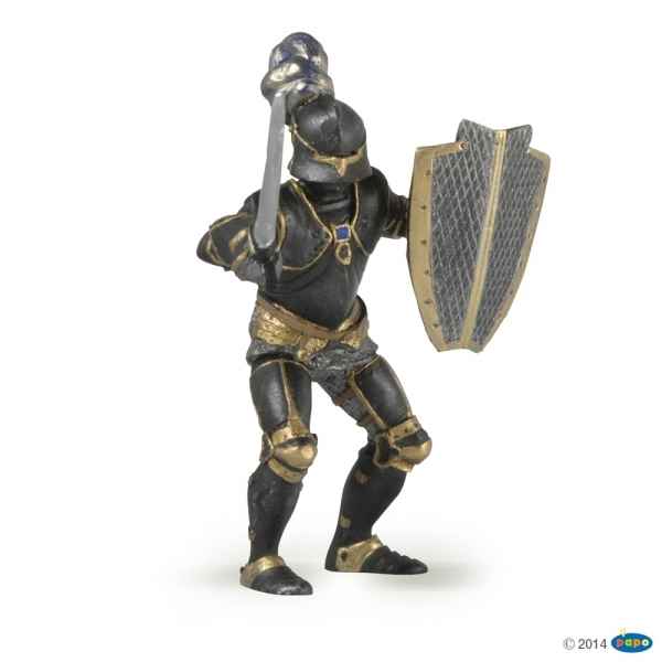Figurine Chevalier en armure noire Papo -39275