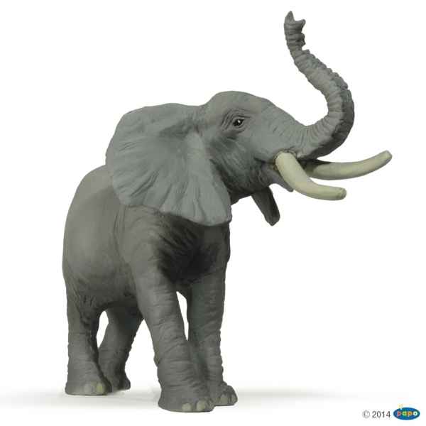 Figurine Elephant barrissant Papo -50041