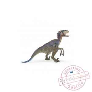 Figurine velociraptor bleu Papo -55053