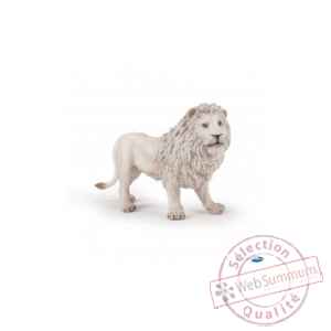 Figurine Grand lion blanc Papo -50185