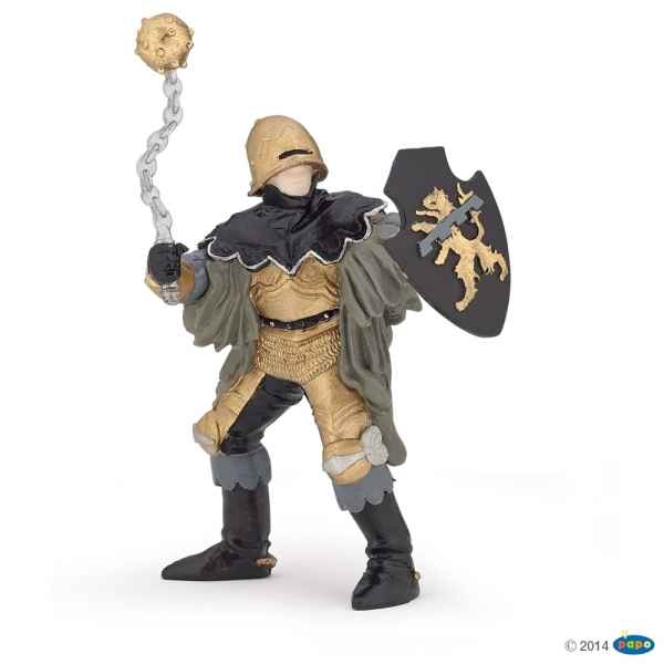 Figurine Officier a la masse d\'arme noir et bronze Papo -39780