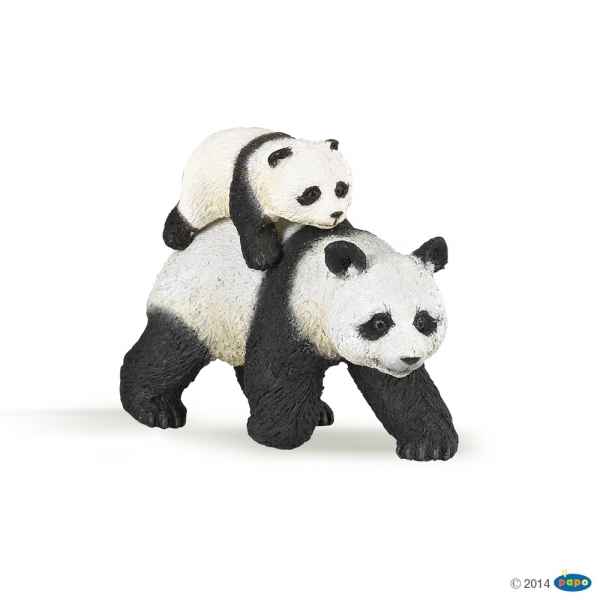 Figurine Panda et son bebe Papo -50071
