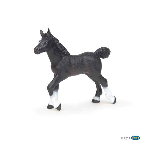 Figurine Poulain anglo-arabe noir Papo -51530