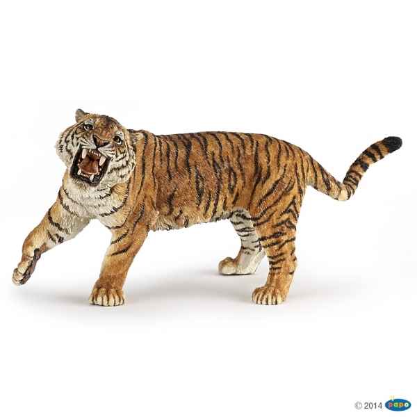 Figurine Tigre rugissant Papo -50182