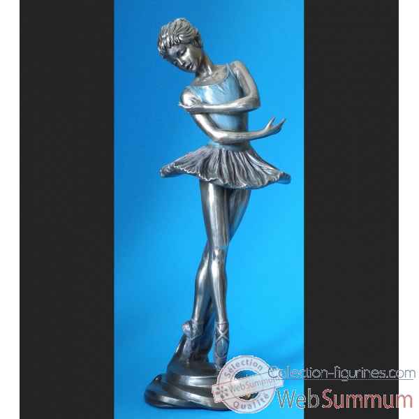 Statuette Body talk danseuse ballet bras arrondis -WU70317