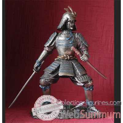 Statuette art samurai au combat-WU72583