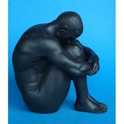 Figurine body talk - homme sitting black  - bt23