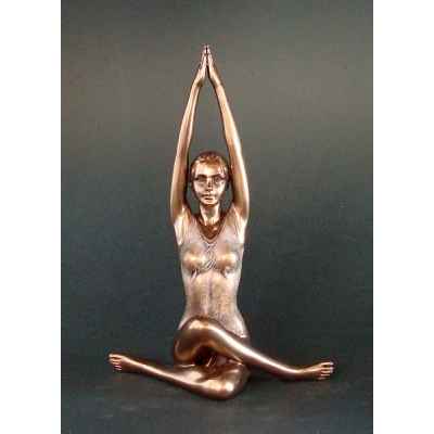 Figurine body talk - surya namaskar (sun salutation)  - wu74982
