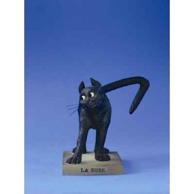 Figurine chat -le chat domestique - la ruse (petit)e - cd18