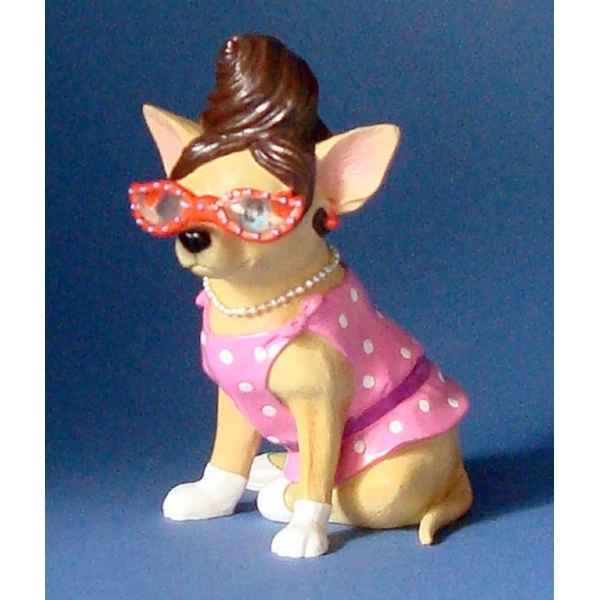 Figurine chien chihuahua jacky c - chi13681