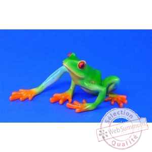 Figurine grenouille - red-eyed tree frog - bf01
