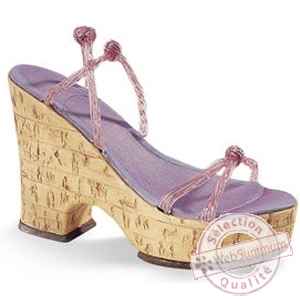 Figurine chaussure miniature collection just the right shoe 1970 - cork wedge - rs25093