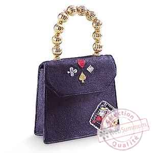 Figurine chaussure miniature collection just the right shoe queen of hearts  handbag  - rs25326