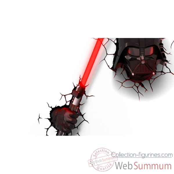 Applique star wars: dark vador avec sabre laser 3d -GAGG0171