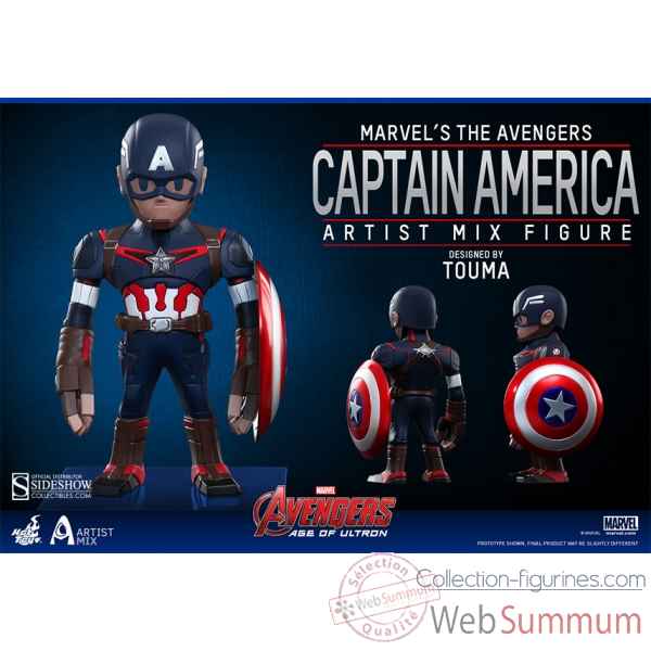 Figurine captain america - artiste mix avengers aou -SSHOT902335