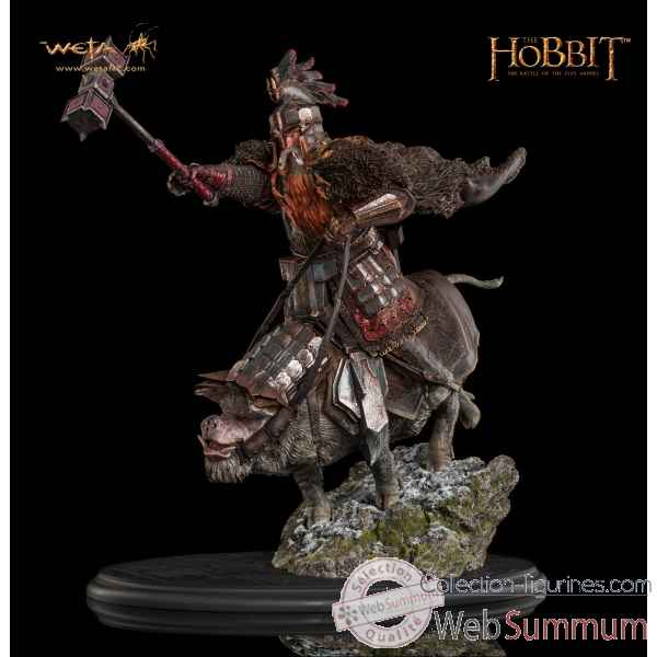 Le hobbit - statue dain sur sanglier -WET870101615