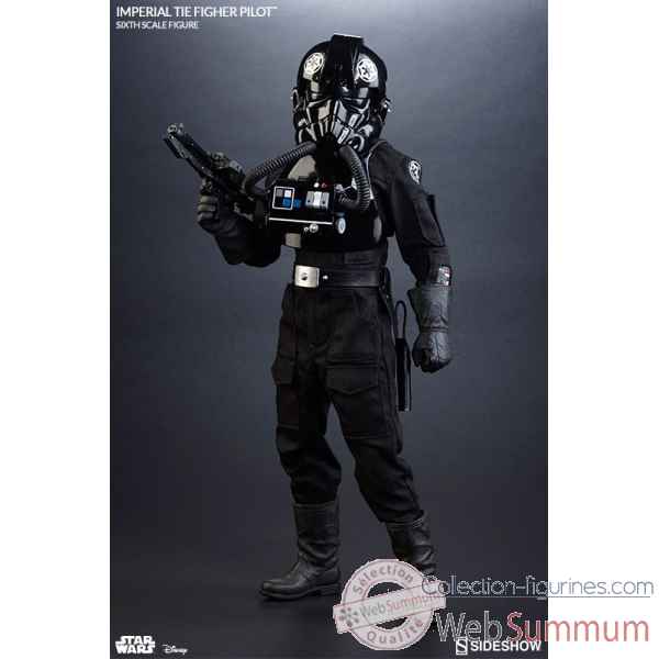 Star wars: figurine pilote tie fighter imperiale echelle 1/6 -SS100294