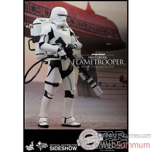 Star wars le reveil de la force: figurine flametrooper premier ordre echelle 1/6 -SSHOT902575