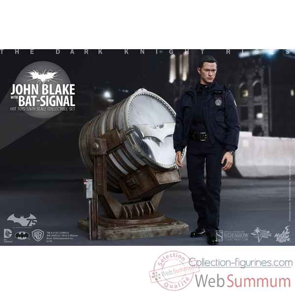 The dark knight rises: figurine john blake avec bat-signal -SSHOT902232